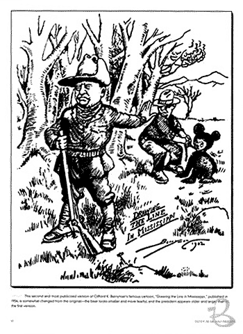 Карикатура на Теодора Рузвельта